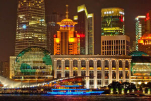 Image de nuit de Shanghai en Chine